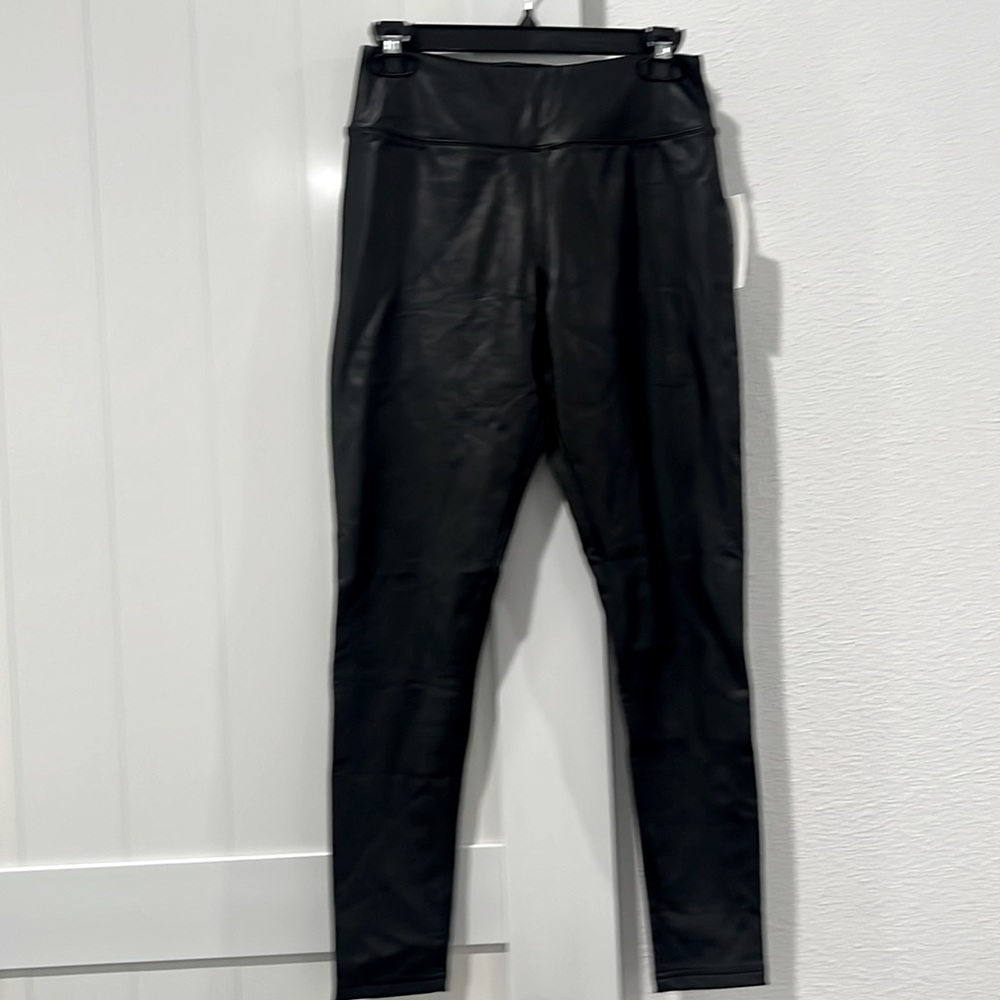 Faux leather Nordstrom leggings; new with tag